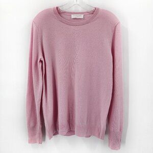 Everlane Pink Crew Neck Cashmere Sweater